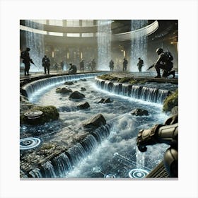 Cascade Sovereignty Training Complex Features Canvas Print