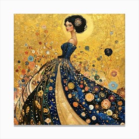 Klimt - Lady In Gold Canvas Print