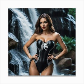 Spider - Man Swimsuit kkv Canvas Print