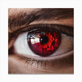 Red Eye 1 Canvas Print