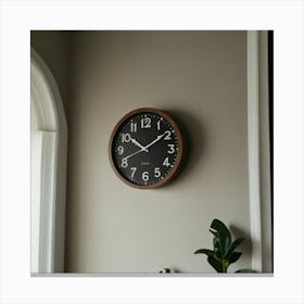 Default Clock Decor 3 Canvas Print