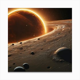 Nasa'S Moon Canvas Print