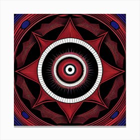 Red Ring Of Fire Canvas Print