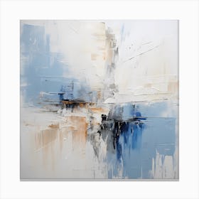 AI Aqua Haze Melancholy 1 Canvas Print