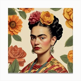 Default Default Vintage Frida Kahlo For Defferent Seasons Aest 1 Canvas Print