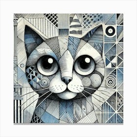 Pepper Pavement City Cat Canvas Print