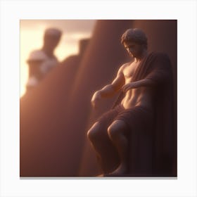 Statue Of Aphrodite 9 Canvas Print