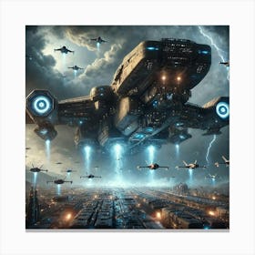 Skywarden Class Carrier Canvas Print