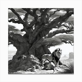 Lion King 39 Canvas Print
