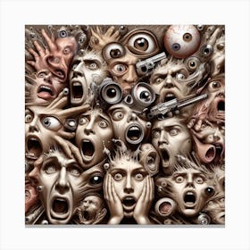 Monsters 1 Canvas Print