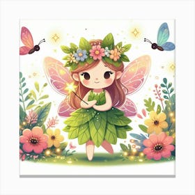 Illustration Fairy 11 Canvas Print