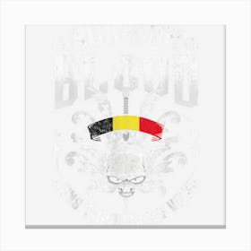 Belgium Flag Proud Belgians Men & Women Canvas Print