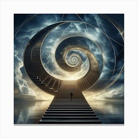 Spiral Staircase 5 Canvas Print
