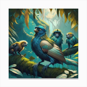 Rainforest Serenade Canvas Print