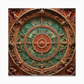 Carved Ceiling Canvas Print