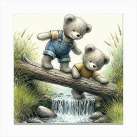 Teddy Bears 23 Canvas Print