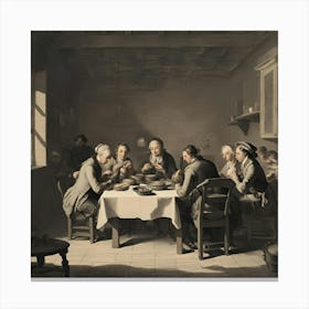 Supper Of The Kings Canvas Print