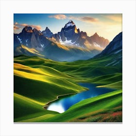 Mountain Landscape 23 Canvas Print