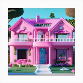 Barbie Dream House (694) Canvas Print