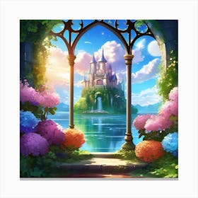 Fairy Tale Castle Canvas Print