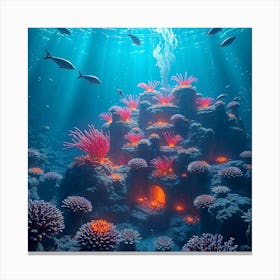 Coral Reef Stampe su tela