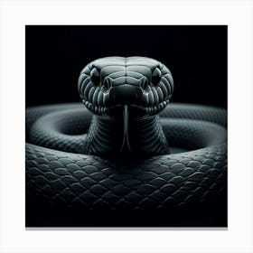 Black Cobra 3 Canvas Print