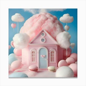 House In The Clouds Canvas Print