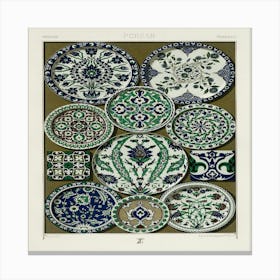 Turkish Plates Canvas Print