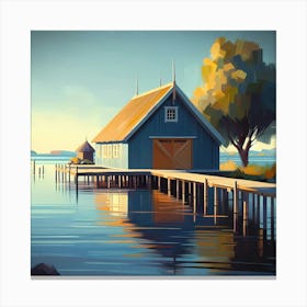 Swedish Cottage Canvas Print