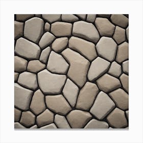 Stone Wall Texture 10 Canvas Print