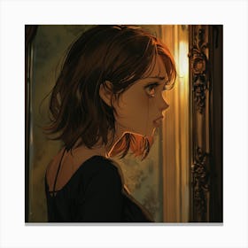 Crying Canvas Print