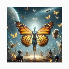 Butterfly Goddess Canvas Print