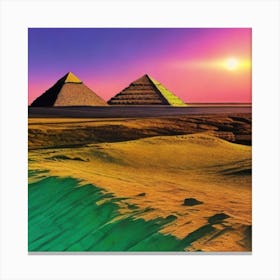 Pyramids Of Giza 3 Canvas Print