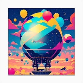 Hot Air Balloon 1 Canvas Print