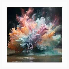 Color Explosion Canvas Print