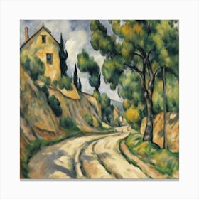 Road To The House Canvas Print