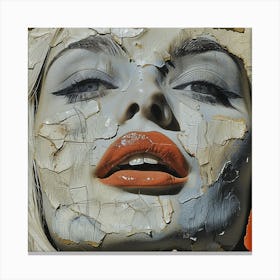 'The Face Of A Woman' Canvas Print