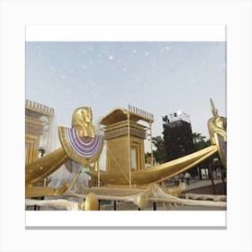 Pharaonic bed Canvas Print