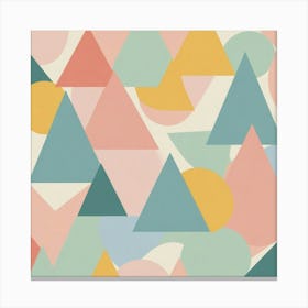 Abstract Triangles 9 Canvas Print