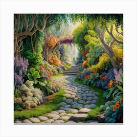 Garden Path 6 Canvas Print