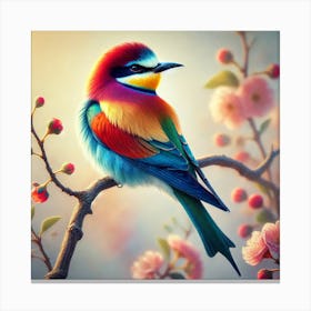 Colorful Bird 8 Canvas Print