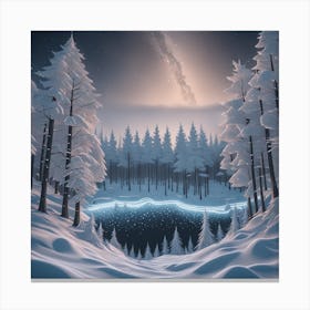 Winter Landscape 20 Canvas Print