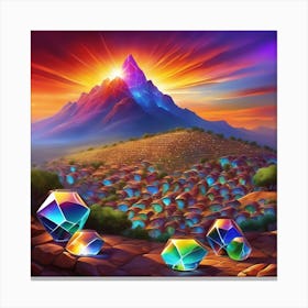 Of A Mountain Canvas Print