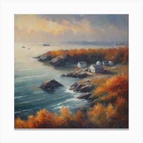 Rocky Shore Canvas Print