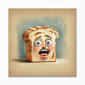 Bread Art Canvas Print