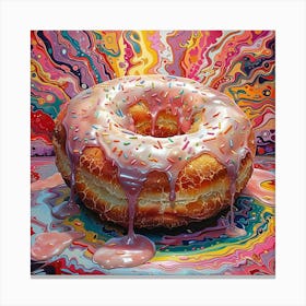 Donut Canvas Print