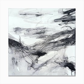 Abstract Painting Ink Landscape Canvas Print