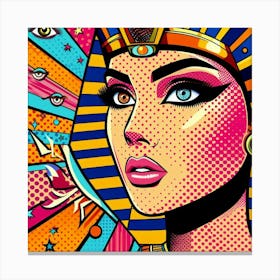 Pop Egyptian Samia Sunray Canvas Print