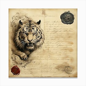 Angry beast 4 Canvas Print