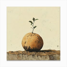 'Apricot' Canvas Print